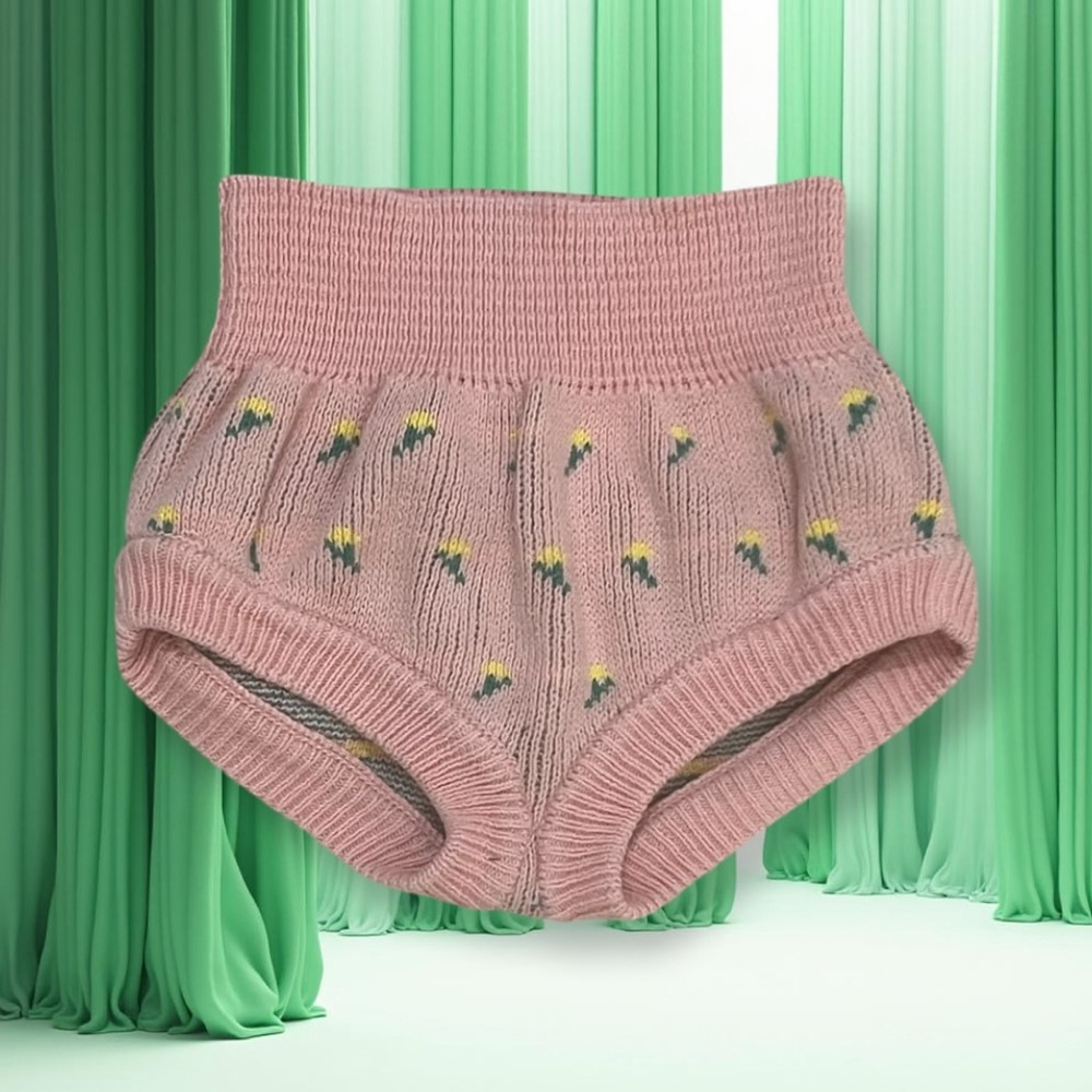 Bobo Choses Knit Bloomers
Great condition
2-3 Years 
Pink